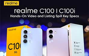 Realme C100 and C100i Star in Hands-on Video; Former also Hits a Retail Listing