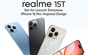 Realme 15T Set for Launch Tomorrow with iPhone 16 Pro-Inspired Design