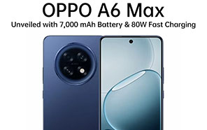 Oppo A6 Max Silently Unveiled in China with 7000mAh Battery & Snapdragon 7 Gen 3