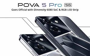 Tecno Pova 5 Pro Breaks Cover Featuring Arc-Interface (RGB panel) and 68W Charging 