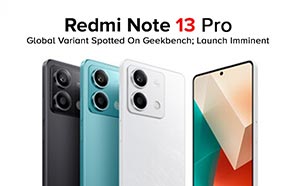 Xiaomi Redmi Note 13 Pro (8GB Global) Appears on Geekbench; Launch Imminent  