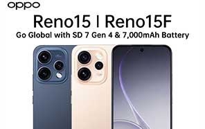 Oppo Reno 15 Goes Global; Reno 15 F 5G Joins with 7,000mAh Cell & 50MP Camera