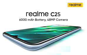 Realme C25 is Coming to Pakistan Soon; Massive 6000 mAh Battery and Budget Gaming Chip 