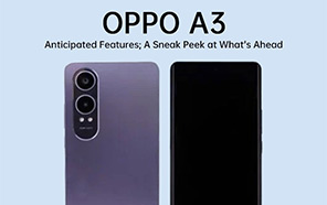 Oppo A3 Listed on TENAA with Official Renders; Here's What the Device Looks Like 