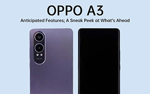 Oppo A3 Listed on TENAA with Official Renders; Here's What the Device Looks Like