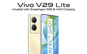 Vivo V29 Lite Premiers; Jaw-dropping AMOLED at 120Hz and 44W Fast Charging  