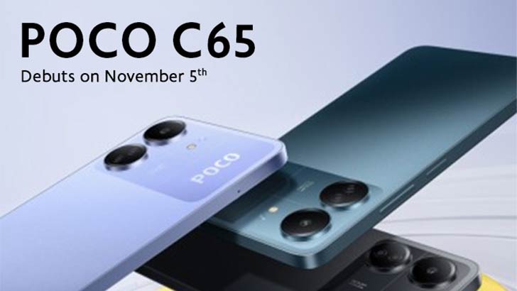 Xiaomi POCO C65 Setting up for Debut on November 5; Here are the Official  Details - WhatMobile news