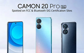 Tecno Camon 20 Pro 5G on FCC and Bluetooth SIG; 8GB RAM, 33W AC, & 5000mAh Battery 