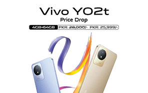 Vivo Y02t (4/64GB) Gets Another Price Cut; Cost Lowered in Pakistan by Rs 2,000 