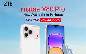 ZTE Nubia V80 Pro Joins the Max Variant in Pakistan with Faster Chip, Smaller Battery 