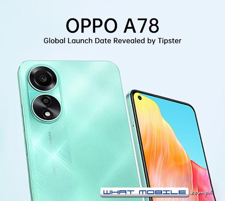 Oppo A78 4G Leaks with Promo-Material and Launch Date; Have a Look -  WhatMobile news