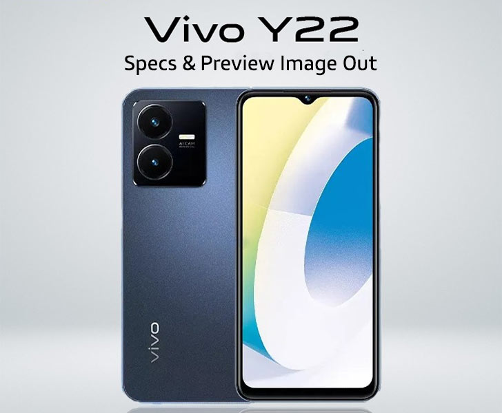 Vivo Y22 Specifications and Preview Image Leaked Before the Official Launch - WhatMobile news