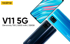 Realme V11 5G Unveiled with Dimensity 700, Dual Camera, and a 5000 mAh Battery 