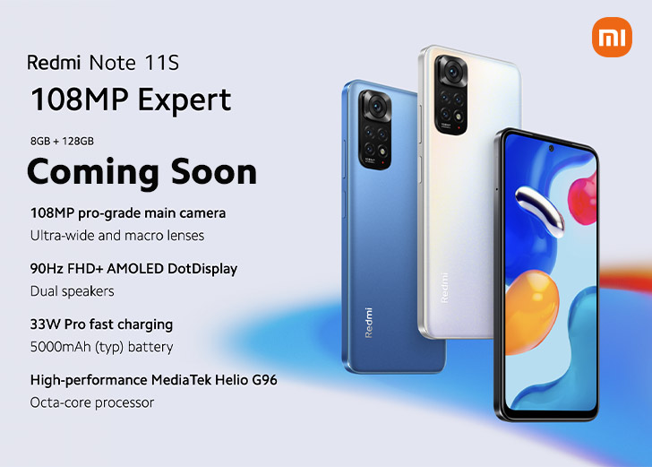 Redmi Note 11 and Redmi Note 11S with 90Hz AMOLED Display and 5000mAh  Battery Launched: Price, Specifications