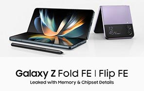 Samsung Galaxy Z Fold FE and Z Flip FE Leaked with Memory and Chipset Details