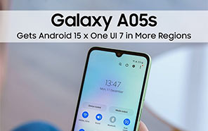 Samsung Galaxy A05s Gets Android 15 x One UI 7 Update in More Regions