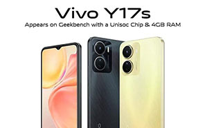 Vivo Y17s is a Soon to Launch Device with Unisoc Chipset and 4GB RAM — Geekbench Confirms 