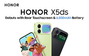 Honor X5ds Unveiled with Rear Mini-Display, 50MP Camera & 6000mAh battery