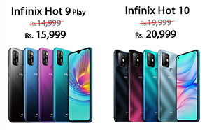 Infinix Hot 10 Price in Pakistan Increased by Rs 1,000 along with Hot 9 Play; Here are the New Prices 