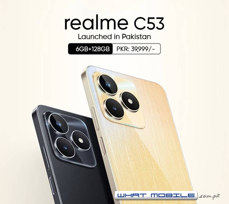 Realme C53 Officially Launched in Pakistan; Champion Device Brings 90Hz  Display & 33W Fast Charging - WhatMobile news