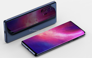 Motorolaâ€™s Newest Flagship, Motorola Edge+ Appears in Early Renders: 90Hz Waterfall Display coupled with a Beefy Battery 