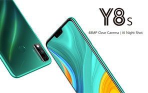 Huawei Y8s Goes Official with Dual Selfie Cameras, 48MP Rear Shooter and Google Mobile Services 