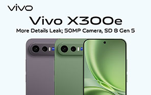 Vivo X300e Leaked with More Details; 50MP Camera, Snapdragon 8 Gen 5, and More 