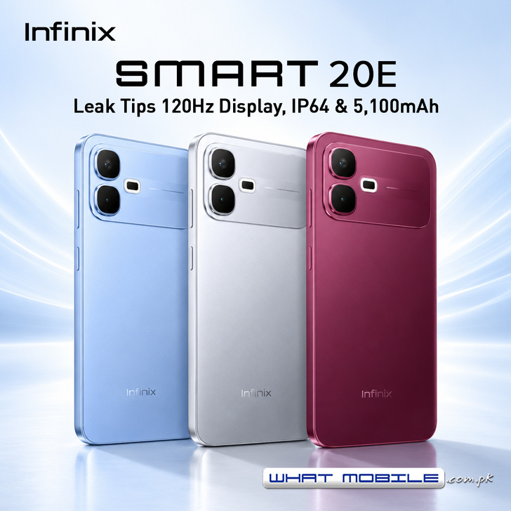 WhatMobile-supplied concept artwork for the Infinix Smart 20E leak report