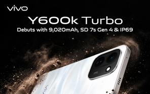 Vivo Y600K Turbo Goes Official with Snapdragon 7s Gen 4 and 9,020mAh Battery