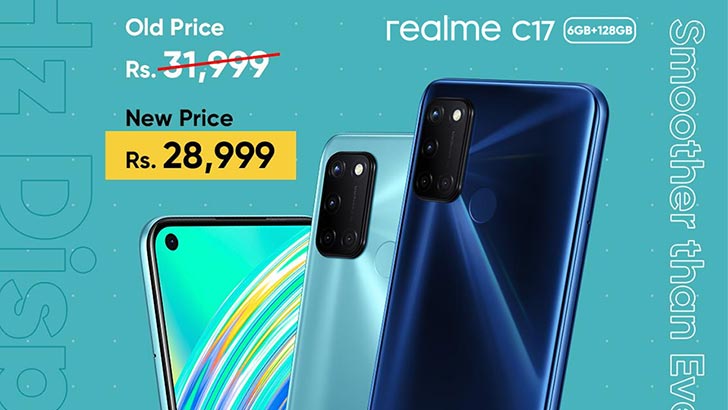 Realme C17 Price in Pakistan Slashed to Rs 28,999 after