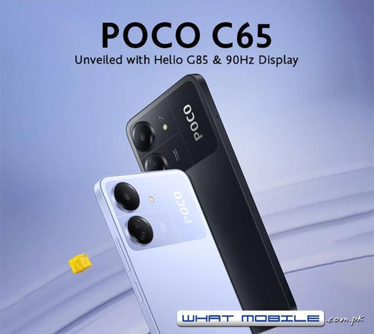 Xiaomi POCO C65 Launches with 5000mAh (18W) Battery, 50MP CAM, & Helio G85  - WhatMobile news