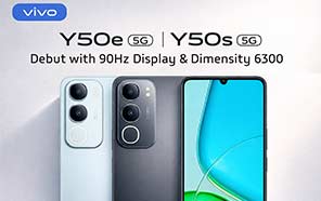 Vivo Y50s & Y50e Unveiled with Identical Specs; 6000mAh Battery, Dimensity 6300