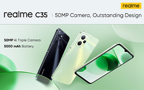 Realme C35 Featured in Official Teasers; Redesigned Casing and New Chip 