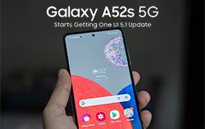 Samsung Galaxy A52s 5G Updated to OneUI 5.1; February Security Patch, Improved Stock Apps 