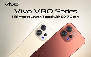 Vivo V80 Tipped for Mid-August Launch with SD 7 Gen 4 and Huge Battery Upgrade
