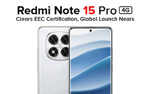 Xiaomi Redmi Note 15 Pro 4G Receives Certification in Europe Ahead of Launch