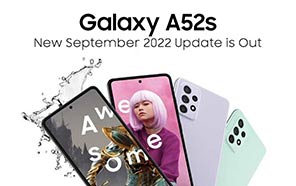 Samsung Galaxy A52s September Update is Out; Security Fixes and Stability Improvements 