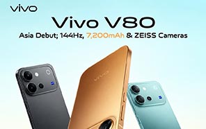 Vivo V80 Unveiled in Asia with 144Hz Upgrade, 7200mAh Battery & ZIESS Triple Camera