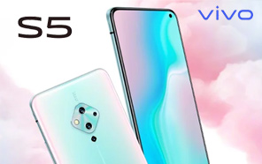 Vivo S5 leaks in full glory, First Chinese Smartphone to Offer an AMOLED display with a punch-hole 