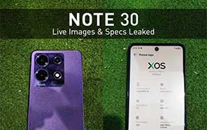 Infinix Note 30 Surfaces on Web; Real-Life Shots Spill Design and Specifications 