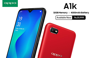 Oppo A1k launched in Pakistan with 4000mAh battery, Large display and an Amazing price Tag 