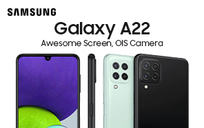 Samsung Galaxy A22 Price in Pakistan; Now Available Featuring 90Hz OLED, OIS Camera, & Fast-Charging 
