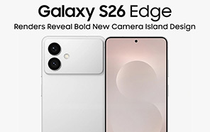 Galaxy S26 Edge Renders Confirm Bold Design with Giant Rear Camera Island