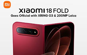 Xiaomi 18 Fold Debuts with Wide Body, In-House XRING O3 Chip, and 6000mAh Battery