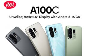 Itel A100C Unveiled with 90Hz 6.6-inch Screen, Android 15 Go & 5000mAh Battery 