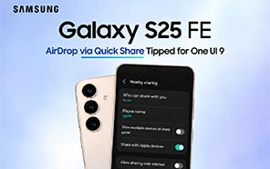 Samsung Galaxy S25 FE to Get Official AirDrop Support with Stable One UI 9 Update