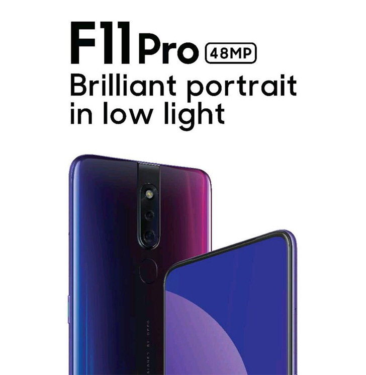 搭載 4800 萬像素主鏡頭：OPPO F11 Pro 真機曝光，展示全新漸變色設計！ 2