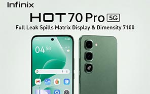 Infinix Hot 70 Pro 5G Leaks in Full Ahead of Launch with Matrix Display & Dimensity 7100