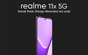 Realme 11X 5G has a Flat Bar-phone Design; Render Image Exposes the Build 