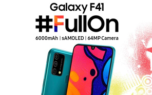 Samsung Galaxy F41 Makes its Debut; A Rebadged Galaxy M31 with 64MP Camera & 6,000mAh battery 